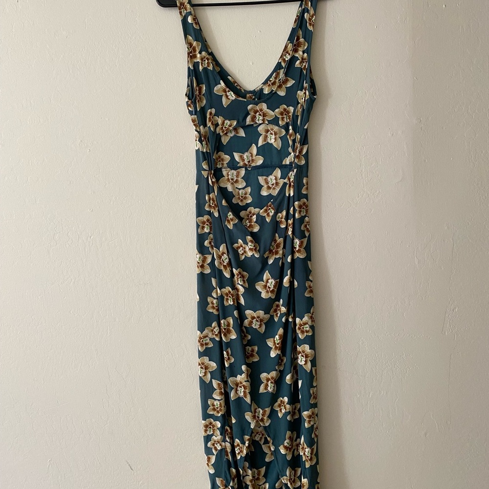 Silk acacia dress